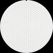 Plaque Ronde Pour petites perles Ø2,5 mm (mini)