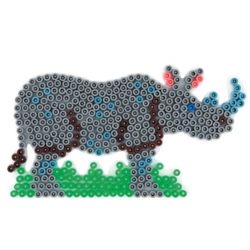 295 - 0028178295011 - Hama - Plaque Rhinocéros pour perles standard (Ø5 mm) - 3