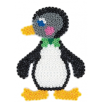 301 - 0028178301071 - Hama - Plaque Pingouin pour perles standard (Ø5 mm) - 3