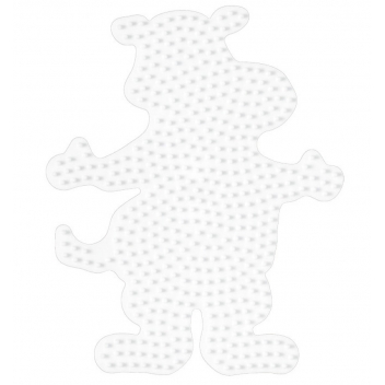 303 - 0028178303082 - Hama - Plaque Hippopotame pour perles standard (Ø5 mm)