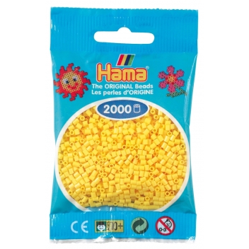 50103 - 0028178501037 - Hama - 2 000 perles mini (petites perles Ø2,5 mm) jaune - 2