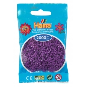 2 000 perles mini (petites perles Ø2,5 mm) violet