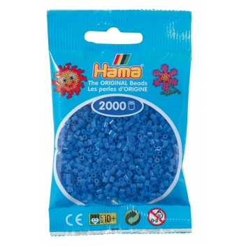 50109 - 28178501099 - Hama - 2 000 perles mini (petites perles Ø2,5 mm) bleu - 2
