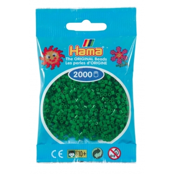 50110 - 28178501105 - Hama - 2 000 perles mini (petites perles Ø2,5 mm) vert - 2