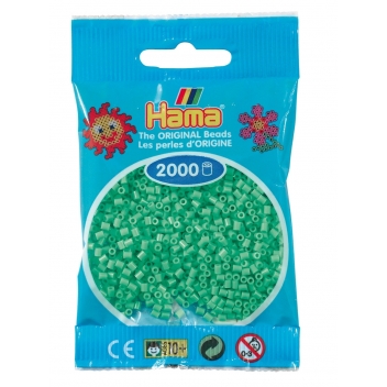 50111 - 0028178501112 - Hama - 2 000 perles mini (petites perles Ø2,5 mm) vert clair - 2