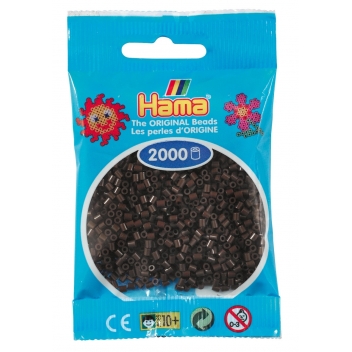 50112 - 0028178501129 - Hama - 2 000 perles mini (petites perles Ø2,5 mm) marron - 2