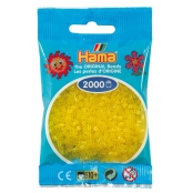 2 000 perles mini (petites perles Ø2,5 mm) jaune transparent