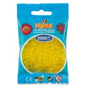 2 000 perles mini (petites perles Ø2,5 mm) jaune transparent