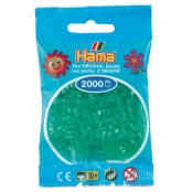 2 000 perles mini (petites perles Ø2,5 mm) vert transparent