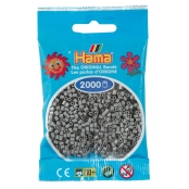 2 000 perles mini (petites perles Ø2,5 mm) gris