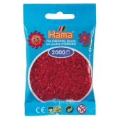 2 000 perles mini (petites perles Ø2,5 mm) rouge noel