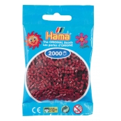 2 000 perles mini (petites perles Ø2,5 mm) bordeaux