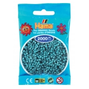 2 000 perles mini (petites perles Ø2,5 mm) bleu gris