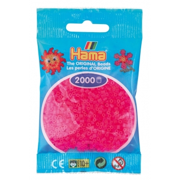 50132 - 0028178501327 - Hama - 2 000 perles mini (petites perles Ø2,5 mm) fuchsia - 2