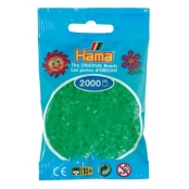 2 000 perles mini (petites perles Ø2,5 mm) vert néon