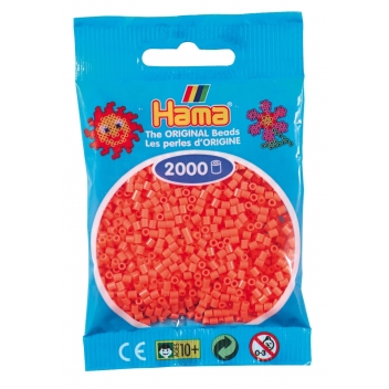 50144 - 28178501440 - Hama - 2 000 perles mini (petites perles Ø2,5 mm) corail - 2