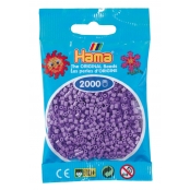 2 000 perles mini (petites perles Ø2,5 mm) violet pastel