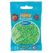 2 000 perles mini (petites perles Ø2,5 mm) vert pastel