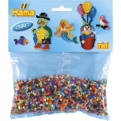 7 500 perles mini (petites perles Ø2,5 mm) 48 couleurs