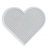 Plaque petit coeur Pour petites perles Ø2,5 mm (mini)