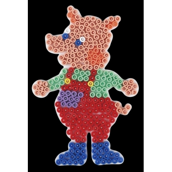 318 - 0028178003180 - Hama - Plaque Cochon pour perles standard (Ø5 mm) - 3