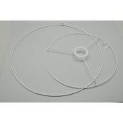 Ens. armature abat-jour suspension conique Ø15 Ø20 cm