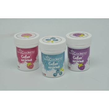  - 3700982211834 - Scrapcooking - Color' arôme framboise myrtille mûre 3 pièces - France - 2