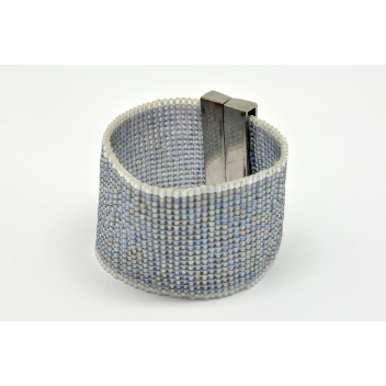  - 3700982212893 - Miyuki - Kit bracelet manchette grosse perle Miyuki 10/0 tissé Bleu ciel - 3