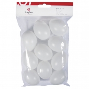 Oeuf en plastique 6 cm 10 pièces