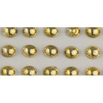 Rayher Perle de pluie autocollante Ø5mm Doré 80 pièc
