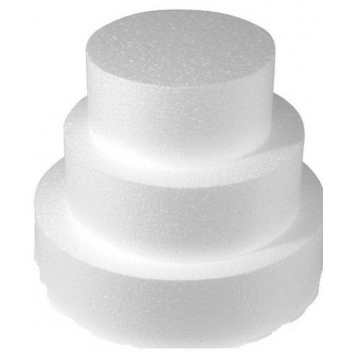 - 3700982205406 - Rayher - Pièce montée polystyrène Ø 30 à 20 cm Haut 12 cm 3 p