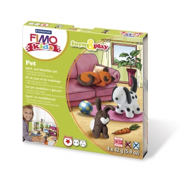 262263 - 4007817806029 - Fimo - Kit Pâte Fimo Kids Animaux de compagnie 8034.02 ly - 2