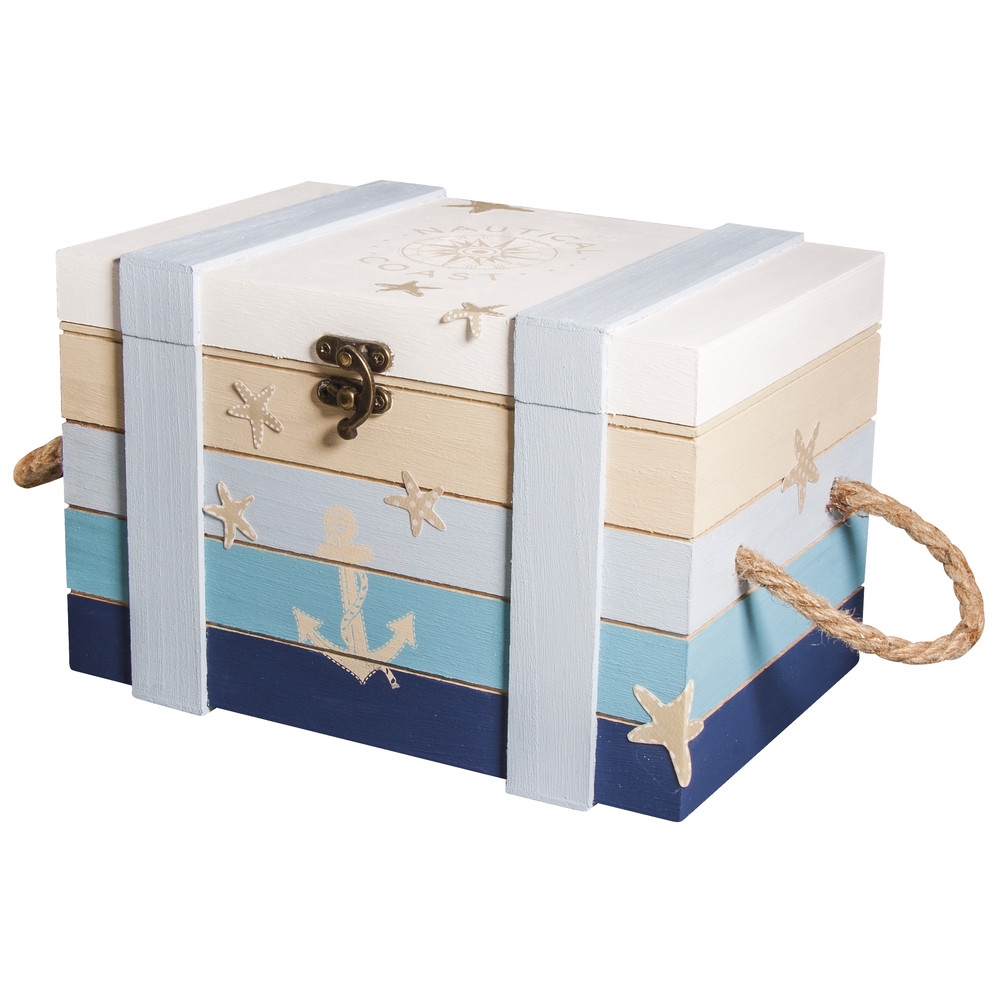 Petit coffre en bois 2 pièc. de taille différente Boite à ...