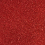 Papier Rouge cardinal Poudre paillettes 30,5cm 5 feuil.