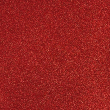 - 3700982207929 - Rayher - Papier Rouge cardinal Poudre paillettes 30,5cm 5 feuil.