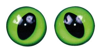Yeux De Chat A Coudre Pour Peluche Et Doudou Vert Noir O12mm X6 Yeux De Chat A Coudre Pour Peluche Et Doudou Vert Noir O12mm X6