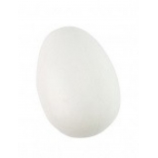 Oeufs en plastique 6 cm Blanc (lot de 25)