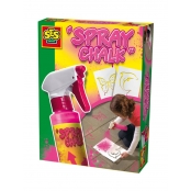 Craie en spray aérosol et pochoirs Rose Pour enfant