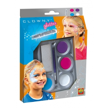 9634 - 8710341096342 - SES - Palette Maquillage enfant 4 couleurs pailletées