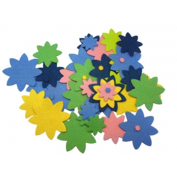 L215968 - 3900002159683 - Sodertex - Motif adhésif feutrine MAXI PACK 600 pièces