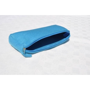  - 3700982217034 - Sodertex - Trousse 24 x 10 cm en feutrine Turquoise x 3