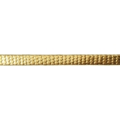 Bracelet 6 mm Style croco Doré