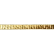 Bracelet 6 mm Style croco Doré