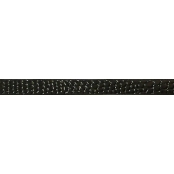 Bracelet 6 mm Style croco Noir