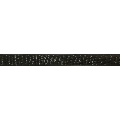 Bracelet 6 mm Style croco Noir
