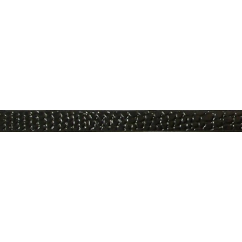 PSBRA05 - 3660246059070 - MegaCrea - Bracelet 6 mm Style croco Noir