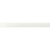 Bracelet 6 mm Style croco Blanc