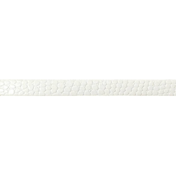 PSBRA11 - 3660246059131 - MegaCrea - Bracelet 6 mm Style croco Blanc