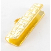 Embout fermoir pour ruban et miyuki 19mm Doré