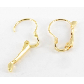 VAP66/1D - 3660246044809 - MegaCrea - Boucles d'oreille dormeuses à coller Doré La paire
